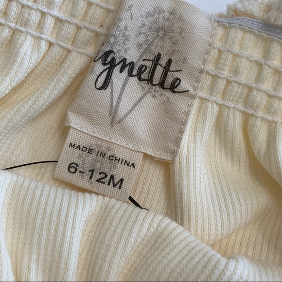 NWT Vignette Ivory Victoria Romper (6-12 mo) - Picture 6 of 6